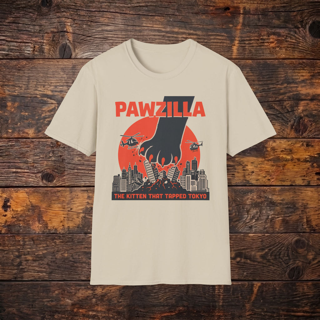 Pawzilla T-Shirt — Retro Monster Paw Graphic Tee