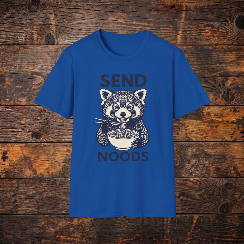 "Send Noods" Raccoon Graphic Tee