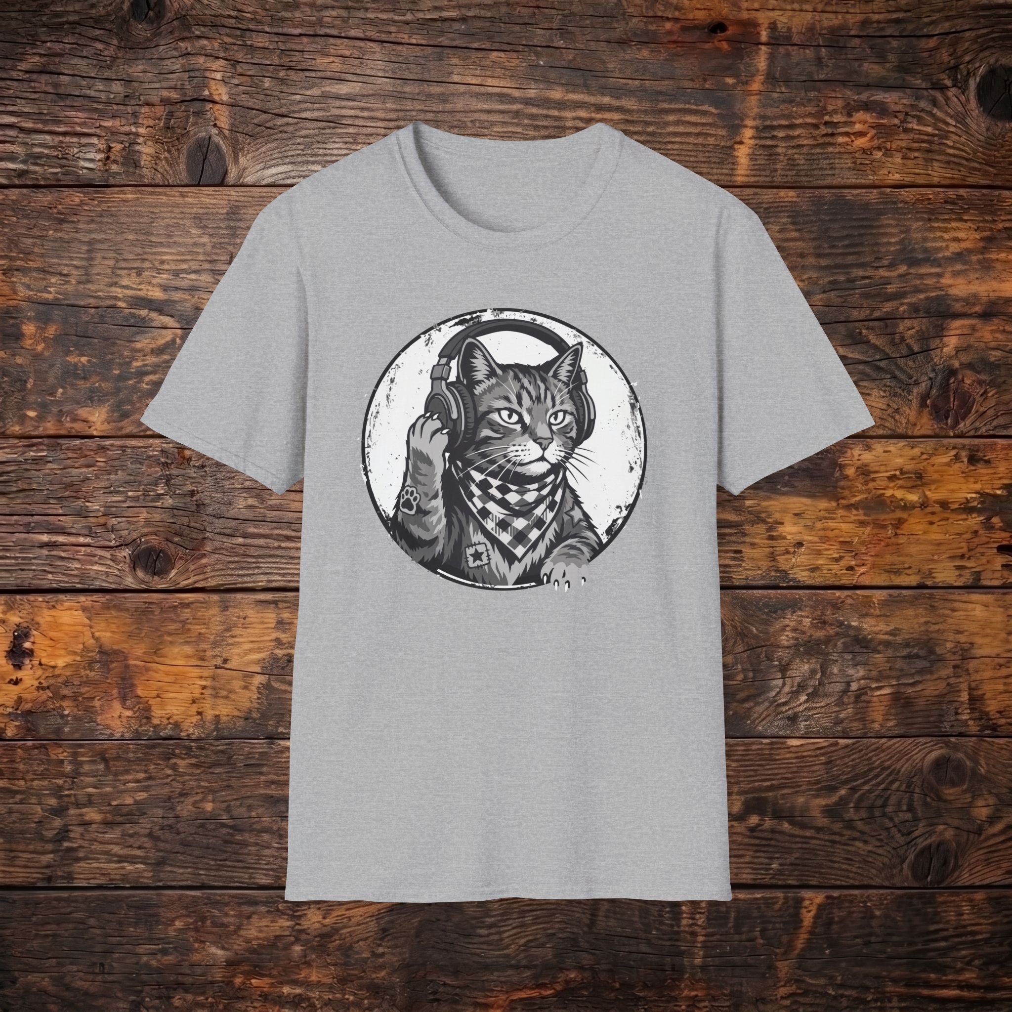 Cat DJ T-Shirt