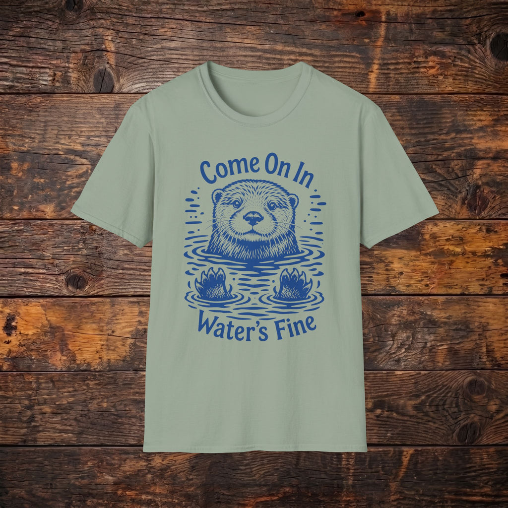 Come On In Waters Fine - Cute Lake Vibes Tee