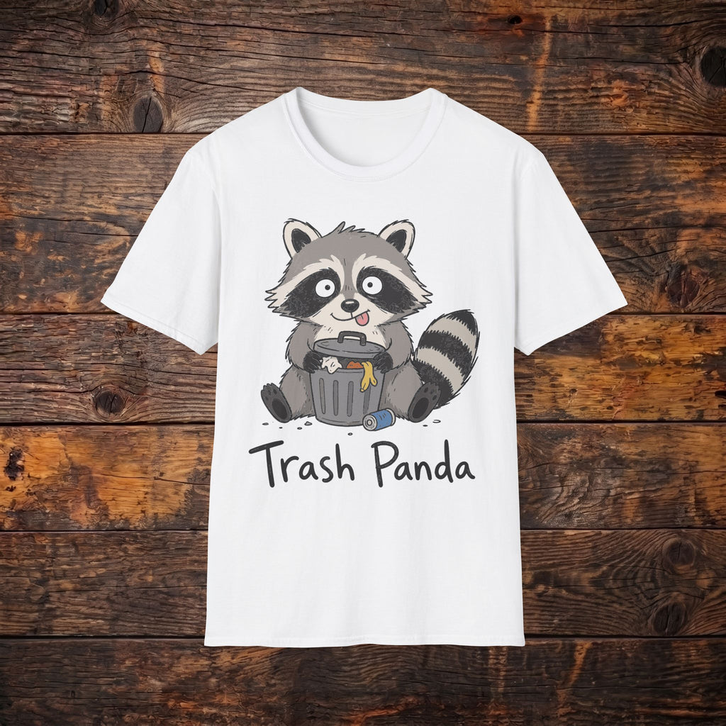 Trash Panda T-Shirt — Cute Cartoon Raccoon Graphic Tee