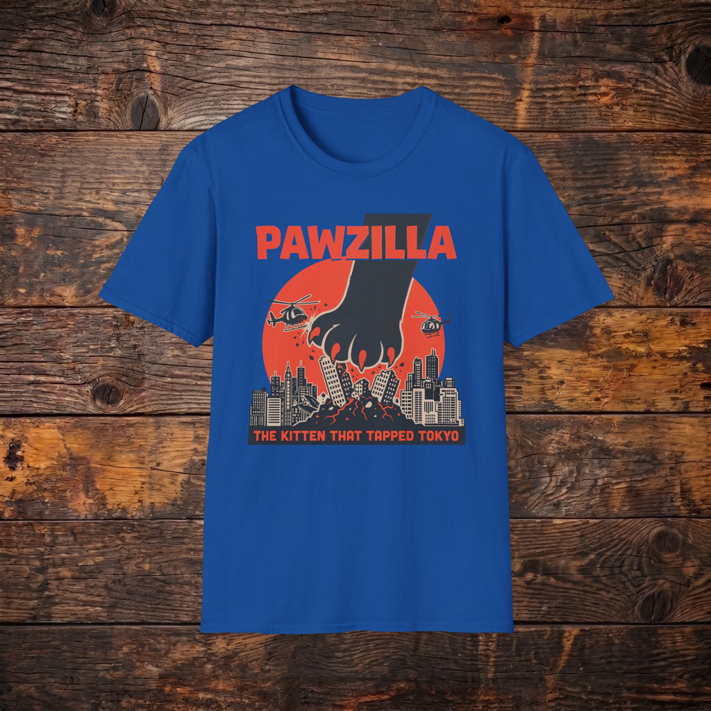 Pawzilla T-Shirt — Retro Monster Paw Graphic Tee