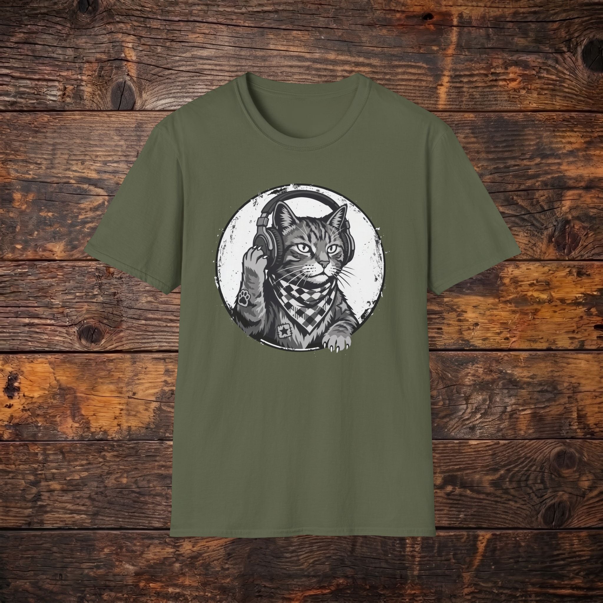 Cat DJ T-Shirt