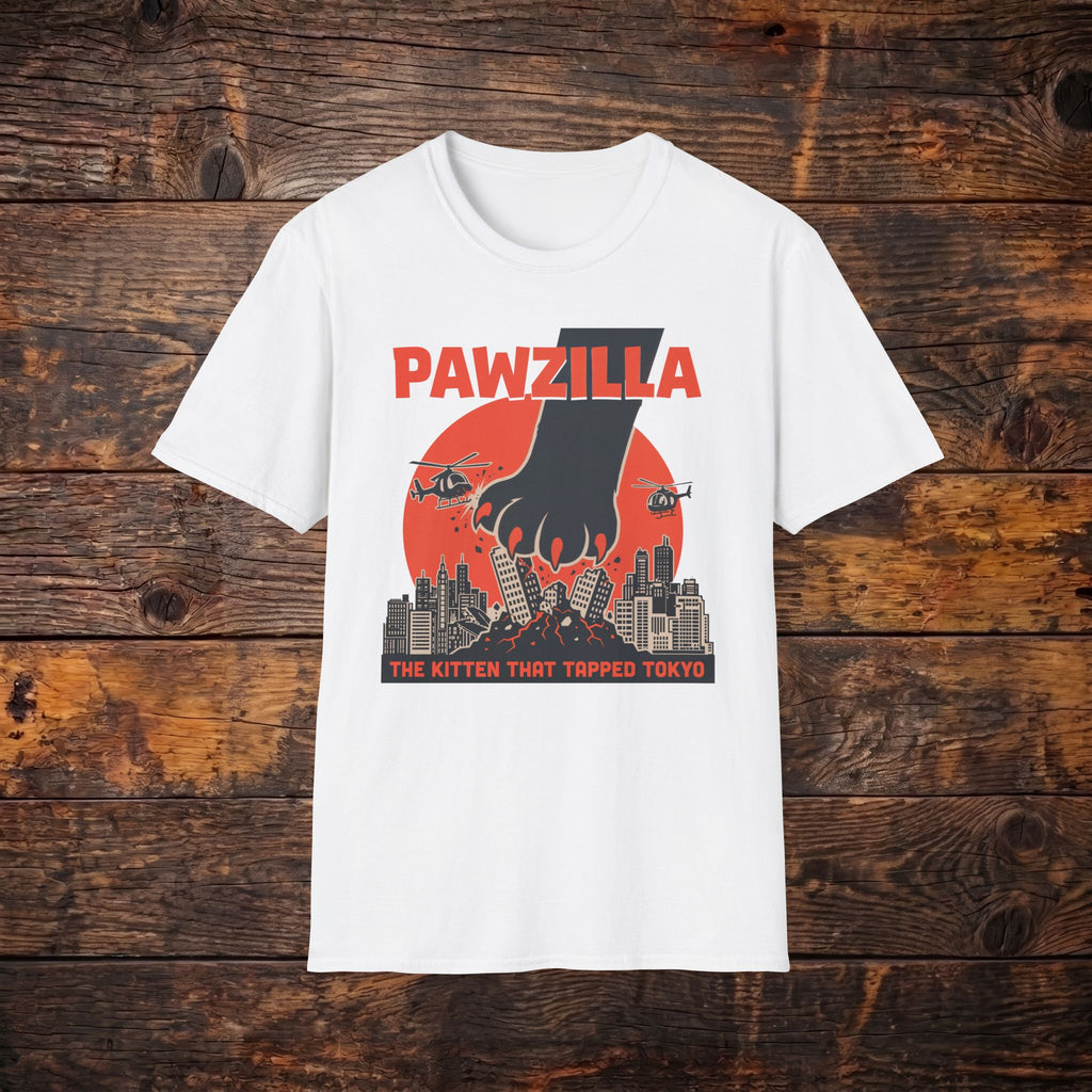Pawzilla T-Shirt — Retro Monster Paw Graphic Tee