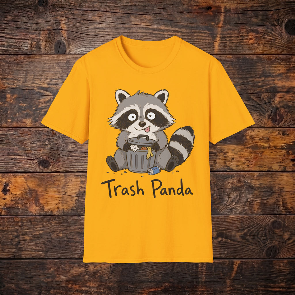 Trash Panda T-Shirt — Cute Cartoon Raccoon Graphic Tee