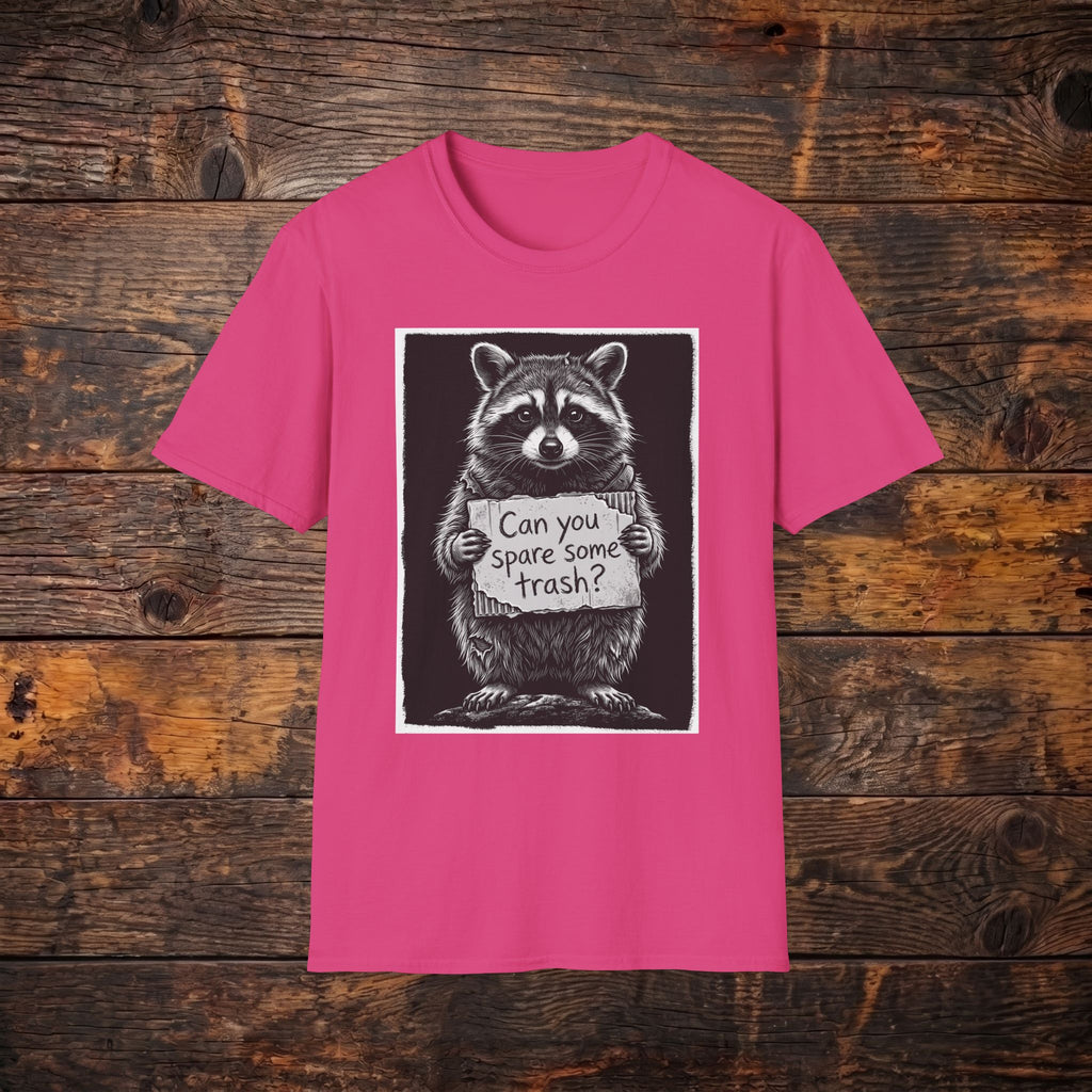 Raccoon "Can You Spare Some Trash?" T-Shirt
