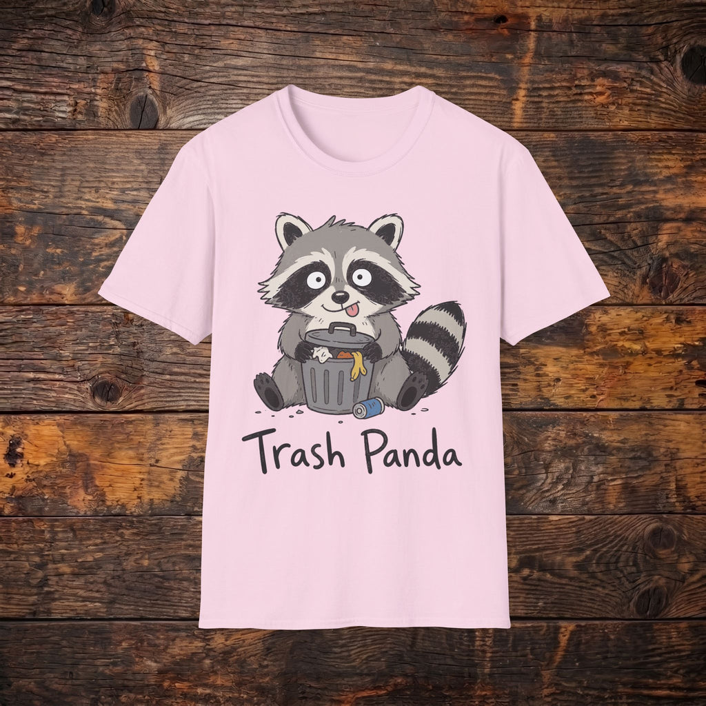 Trash Panda T-Shirt — Cute Cartoon Raccoon Graphic Tee