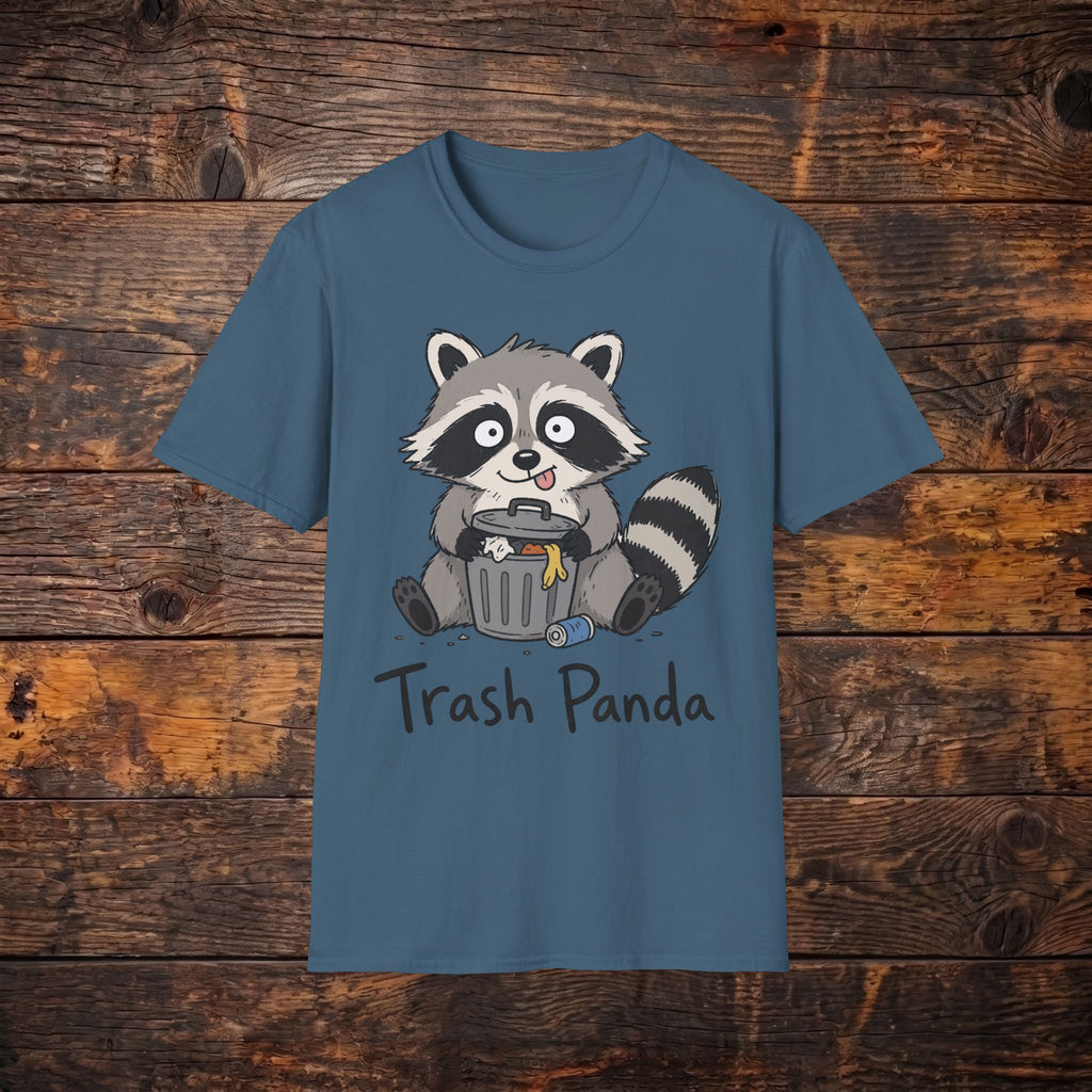 Trash Panda T-Shirt — Cute Cartoon Raccoon Graphic Tee