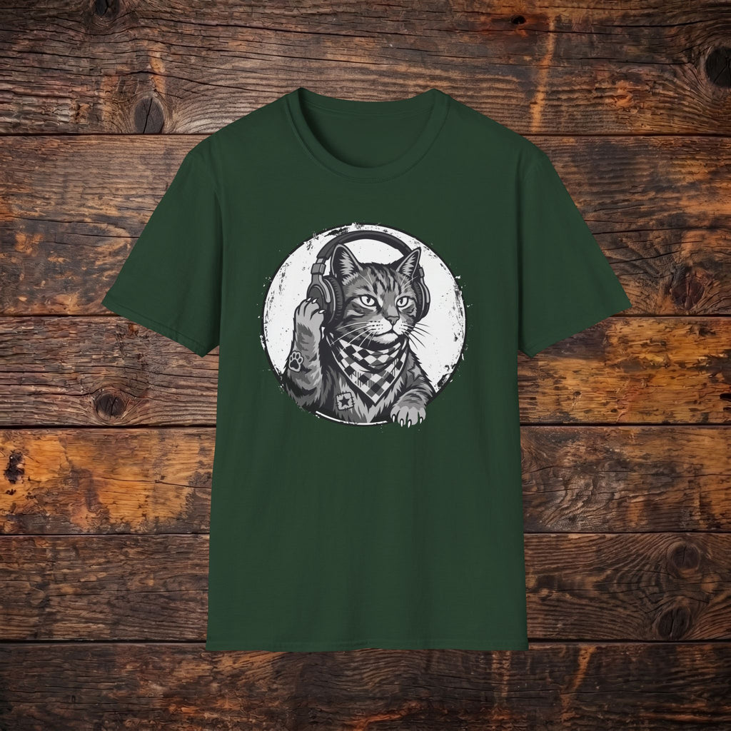 Cat DJ T-Shirt
