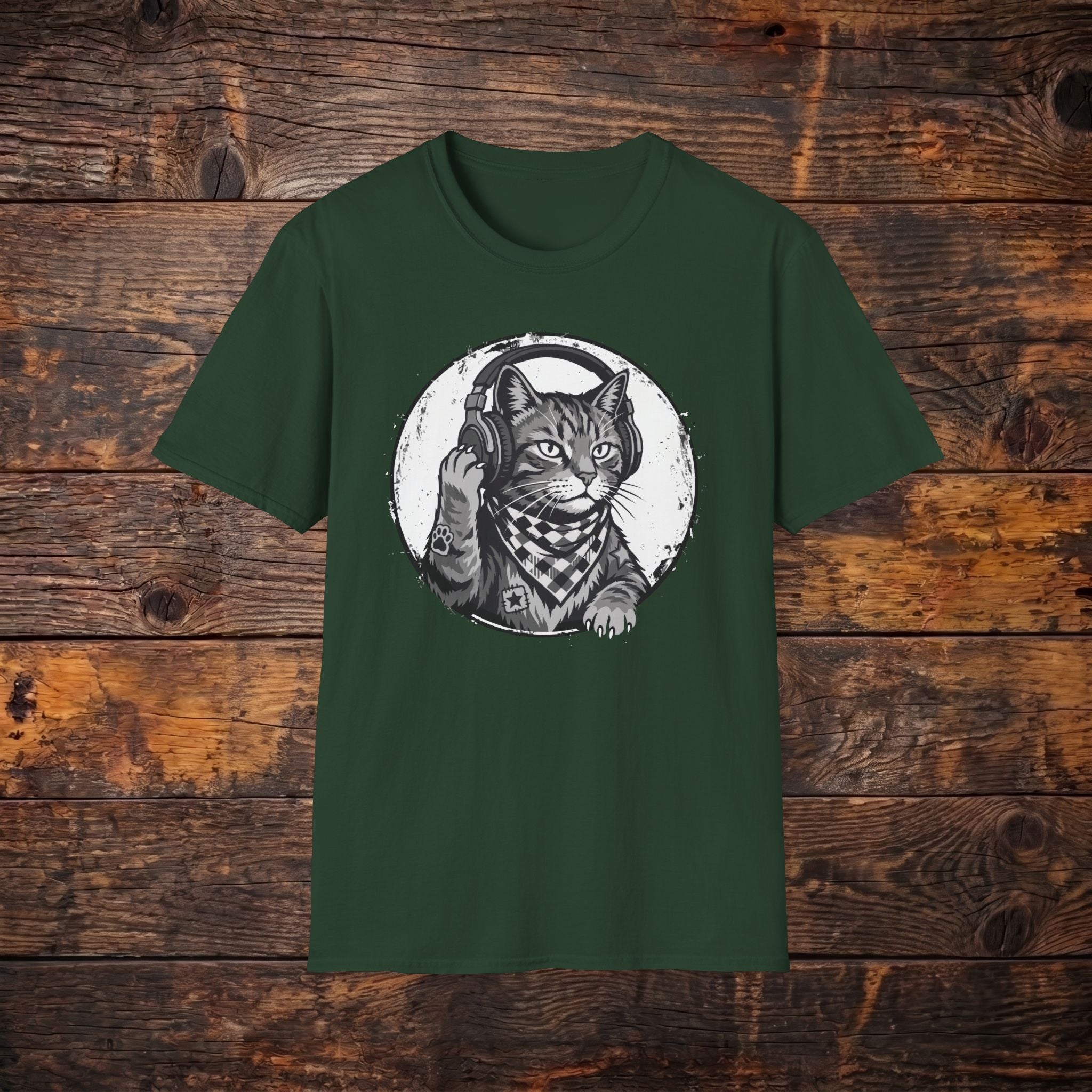 Cat DJ T-Shirt