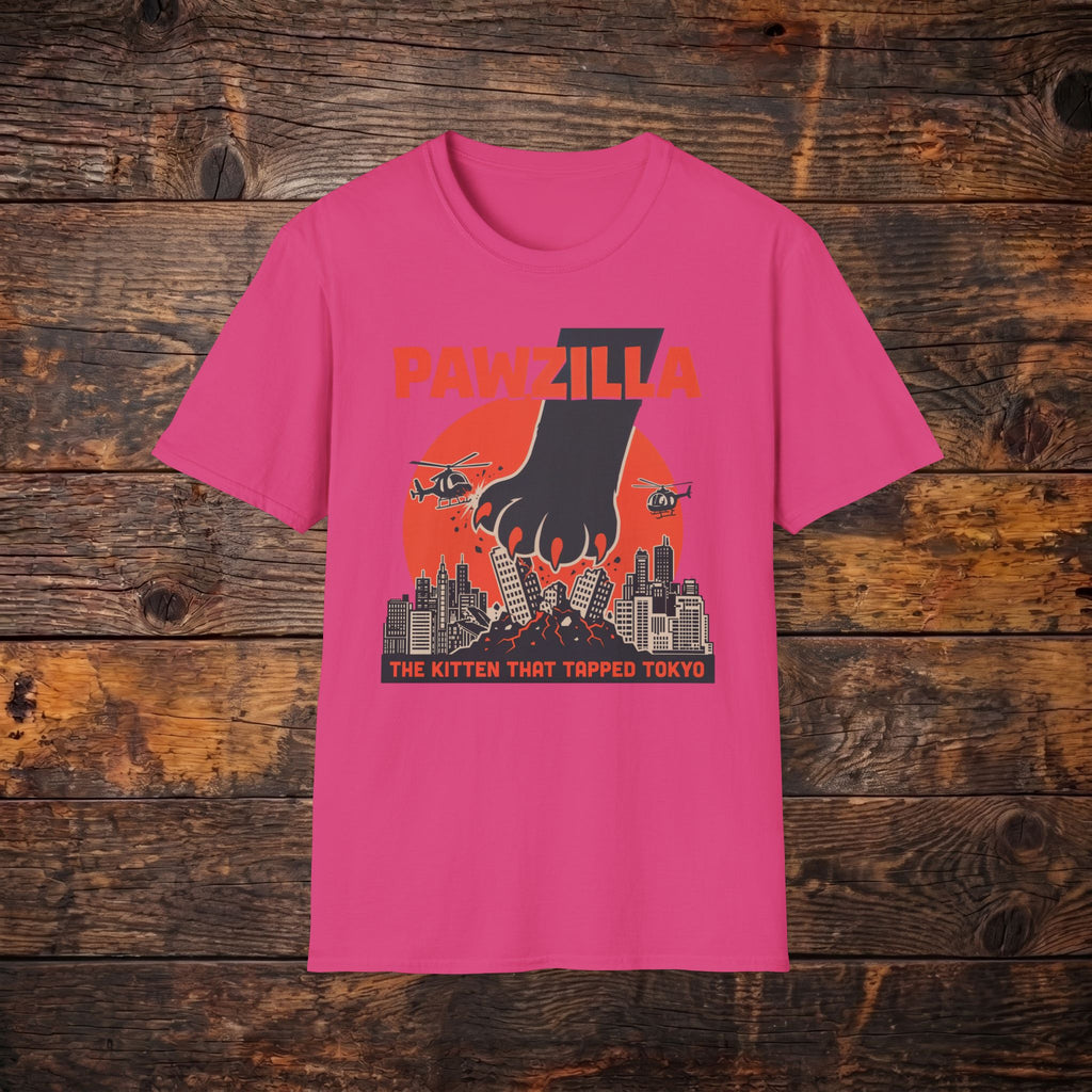 Pawzilla T-Shirt — Retro Monster Paw Graphic Tee