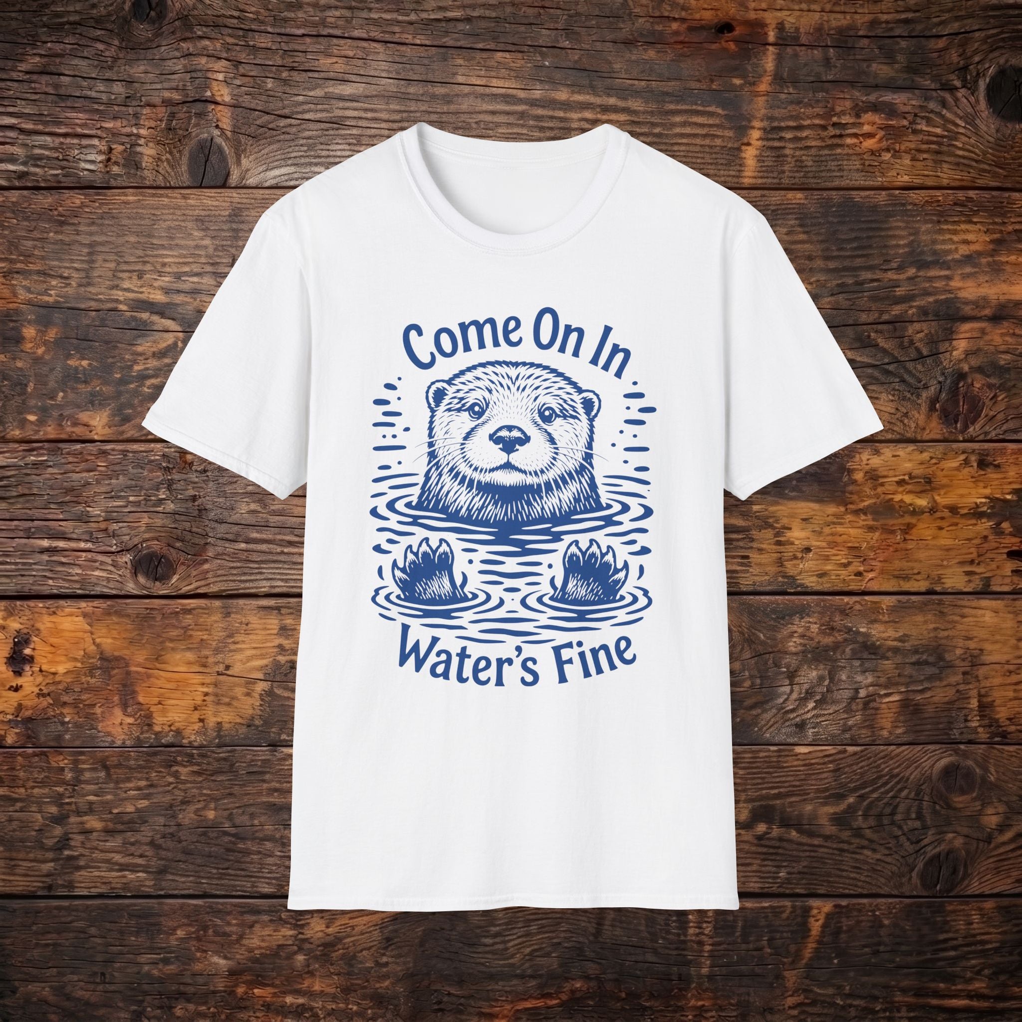 Come On In Waters Fine - Cute Lake Vibes Tee