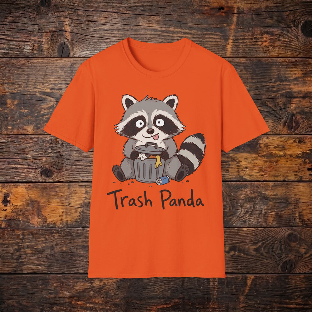 Trash Panda T-Shirt — Cute Cartoon Raccoon Graphic Tee