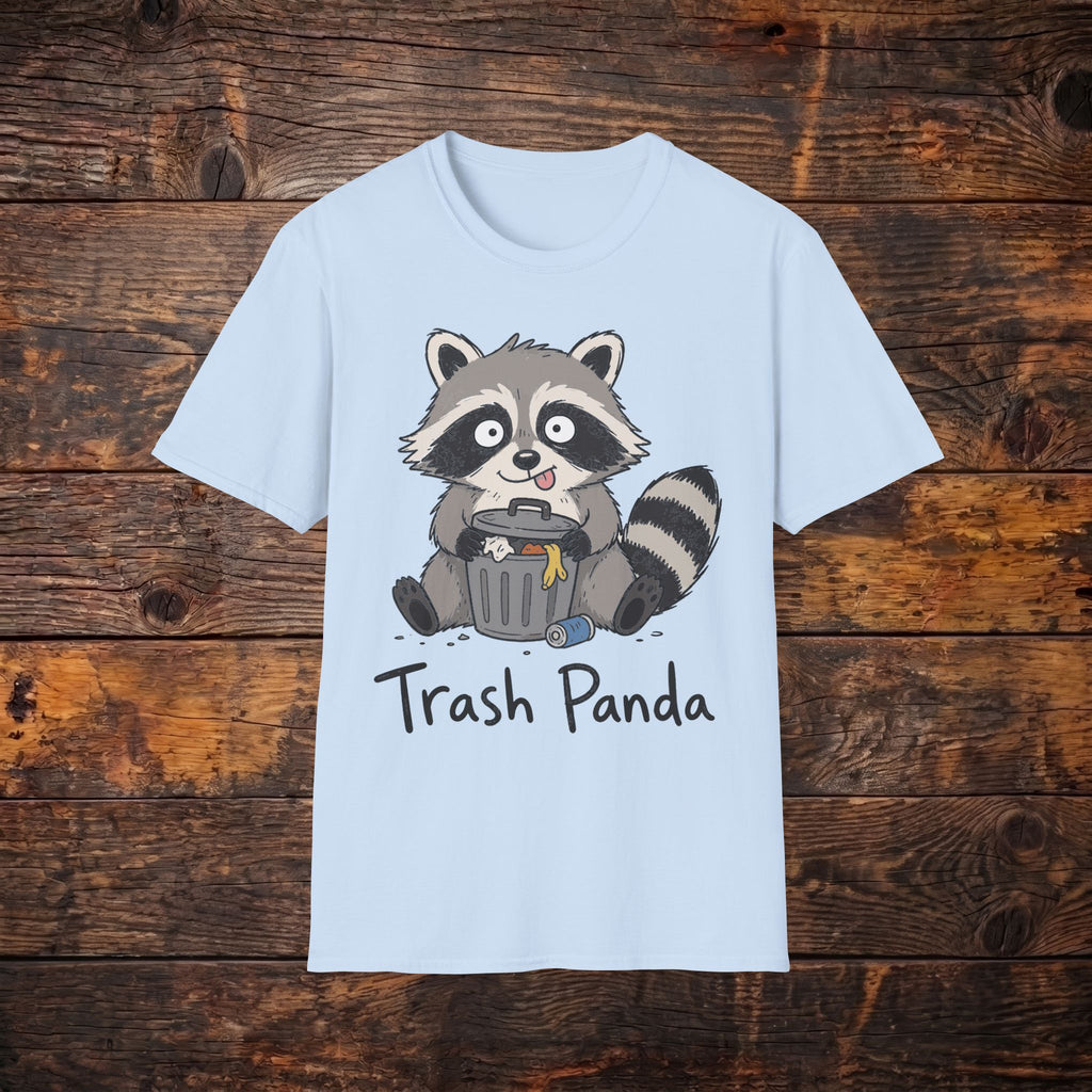 Trash Panda T-Shirt — Cute Cartoon Raccoon Graphic Tee