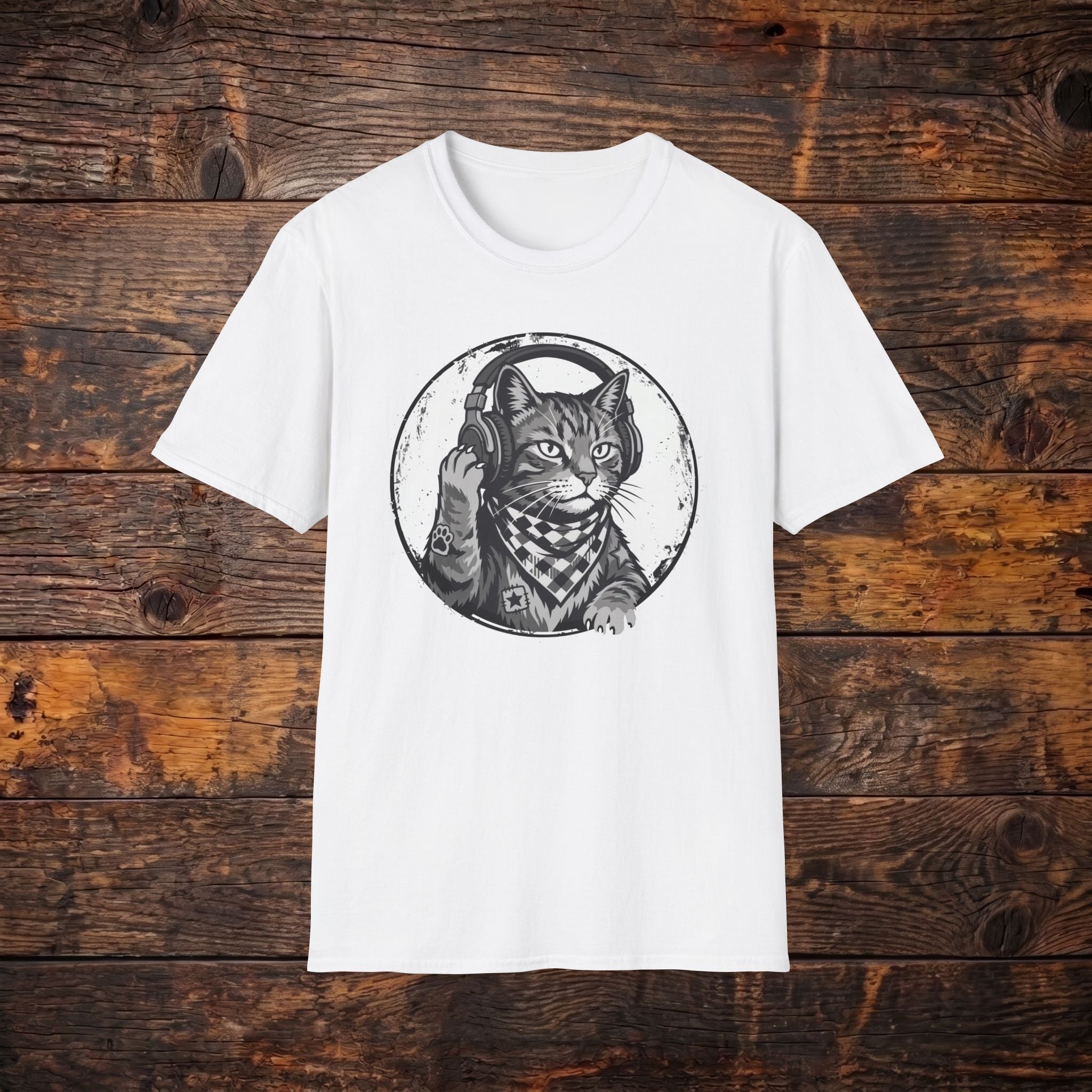 Cat DJ T-Shirt