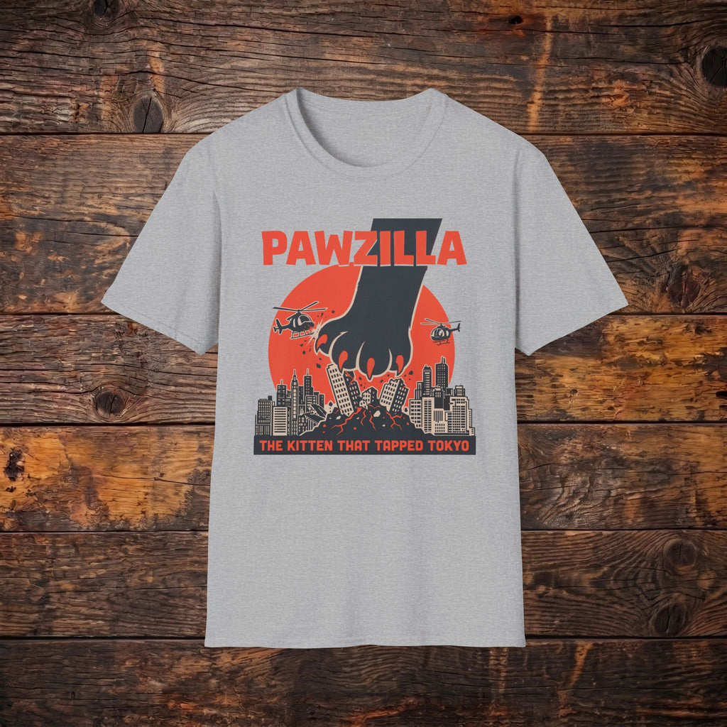 Pawzilla T-Shirt — Retro Monster Paw Graphic Tee
