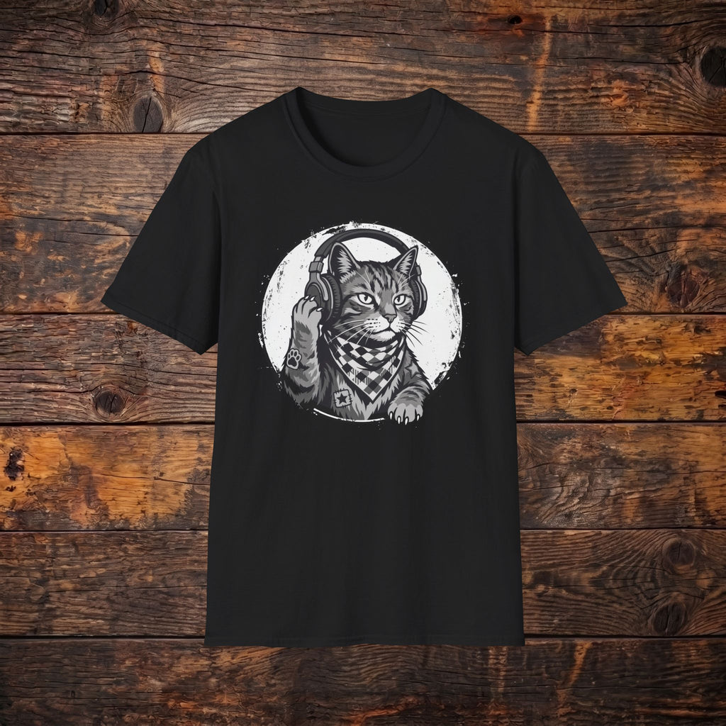 Cat DJ T-Shirt